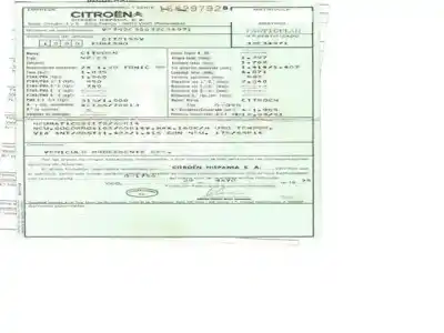 Véhicule à la ferraille citroen zx (n2) 1.9 d de l'année 1996 alimenté d-d9b