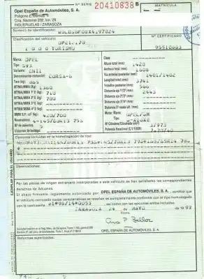 Здавання транспортного засобу opel corsa b (s93) 1.0 i 12v (f08, f68, m68) року 1999 потужний x 10 xe