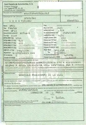 Veículo de Sucata opel astra 1.8 g do ano 2000 alimentado g-x18xe1