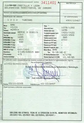 Scrapping Vehicle bmw 3 (e36) 318 i of the year 1996 powered m43 b18 (184e2)