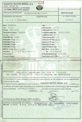 Здавання транспортного засобу daewoo lanos (klat) 1.5 року 2001 потужний a15sms