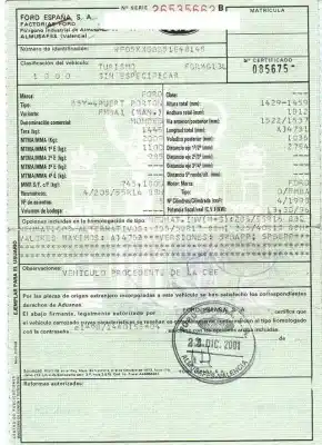 Veículo de Sucata ford mondeo iii (b5y) 2.0 tdci do ano 2002 alimentado fmba,n7ba,n7bb