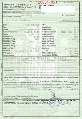 Sloopvoertuig volkswagen polo (9n_, 9a_) 1.2 12v van het jaar 2002 aangedreven azq,bme