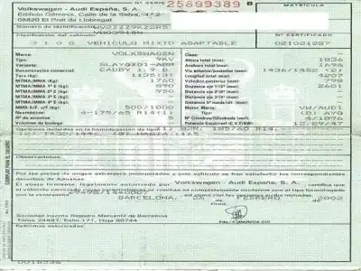 Vehicul casat volkswagen caddy 1.9 d -ayq al anului 2002 alimentat d-ayq