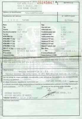 Утилизация автомобиля fiat stilo (192_) 1.6 16v (192_xb1a) года 2002 питание 182 b6.000