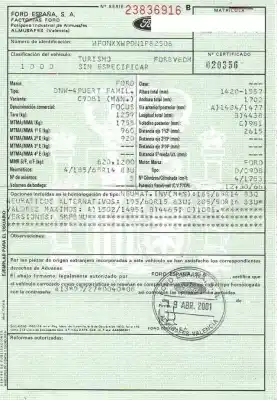 Sloopvoertuig ford focus i turnier (dnw) 1.8 turbo di / tddi van het jaar 2001 aangedreven c9da,c9db,c9dc