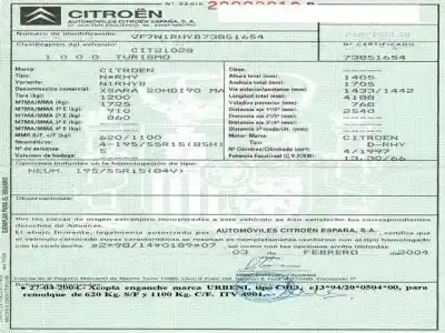 Veículo de Sucata citroen xsara 2.0 hdi -rhy do ano 2004 alimentado d-rhy