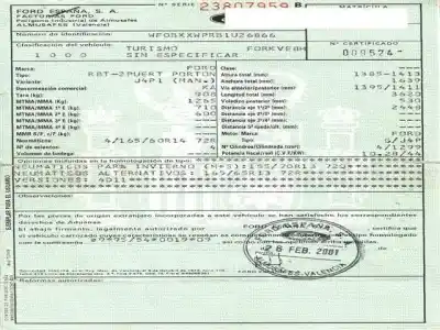 Sloopvoertuig ford ka (rb_) 1.3 i van het jaar 2001 aangedreven g/j4p