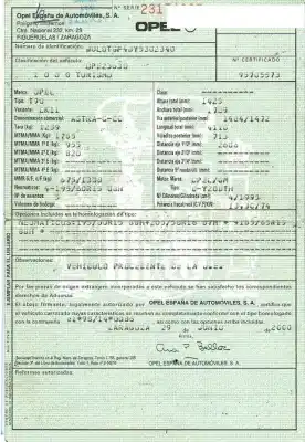 Veículo de Sucata opel astra g fastback (f48_, f08_) 2.0 dti 16v do ano 2001 alimentado d-y20dth