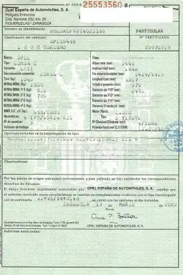 Scrapping Vehicle opel corsa c (x01) 1.7 di (f08, f68) of the year 2002 powered y 17 dtl