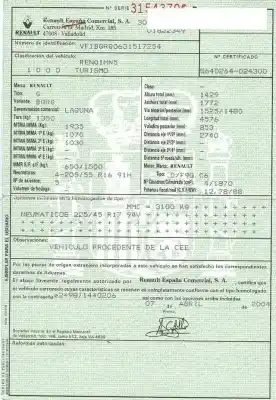 Утилизация автомобиля renault laguna ii (bg0/1_) 1.9 dci (bg08, bg0g) года 2004 питание f9q 650,f9q 670,f9q 674,f9q 750