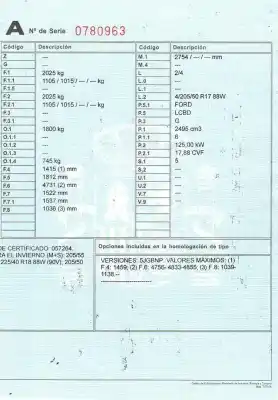 Veículo de Sucata ford mondeo iii sedán (b4y) 2.5 v6 24v do ano 2004 alimentado lcbd