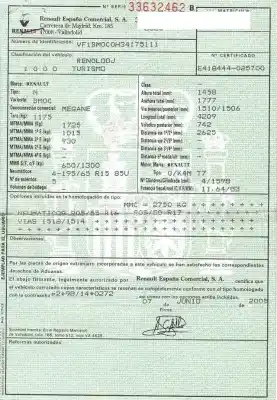 Утилизация автомобиля renault megane ii (bm0/1_, cm0/1_) 1.6 16v (bm0c, cm0c) года 2005 питание g/k4m t7