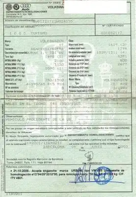 Утилизация автомобиля vw                                                   года 2003 питание d-av0