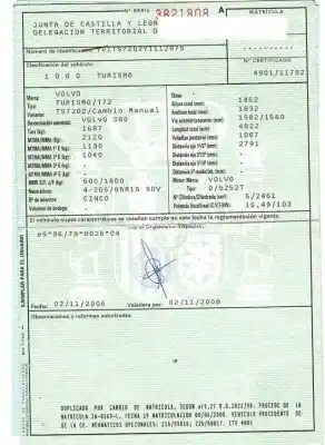 Veículo de Sucata volvo s80 i (184) 2.5 tdi do ano 2000 alimentado d/5252t