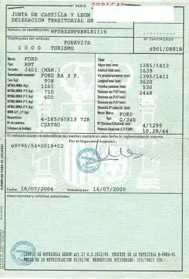 Утилизация автомобиля ford ka (rb_) 1.3 i года 1998 питание baa,j4d,j4k,j4m,j4n,j4p,j4s