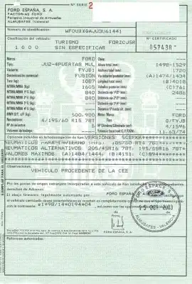 Утилизация автомобиля ford                                               fusion (ju_)                                                                                                                                                                                                                                               1.6 года 2004 питание g/fyjb