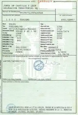 Утилизация автомобиля volvo s40 i (644) 1.9 di года 2000 питание d 4192 t2