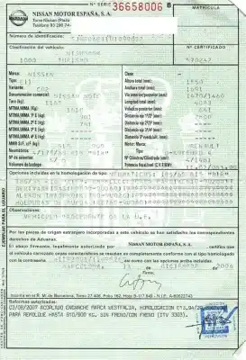 Veículo de Sucata nissan note (e11, ne11) 1.5 dci do ano 2007 alimentado k9k 276,k9k 400