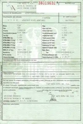 Утилизация автомобиля fiat doblo monospace (119_, 223_) 1.9 jtd года 2007 питание 223b1000