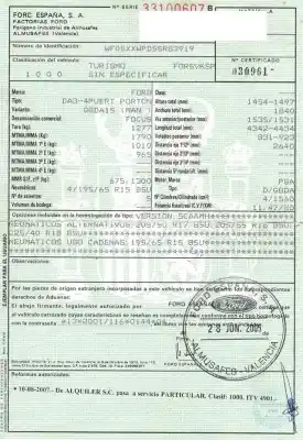 Scrapping Vehicle ford focus ii (da_) 1.6 tdci of the year 2005 powered d/g8da