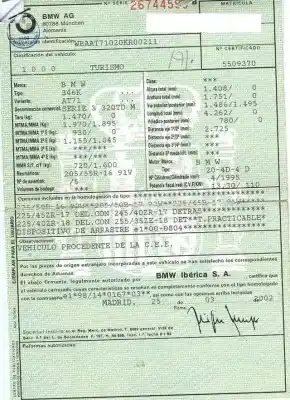 Scrapping Vehicle bmw 3 compact (e46) 320 td of the year 2002 powered m47 d20 (204d4)