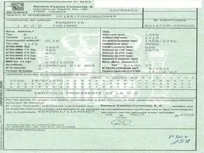 Veículo de Sucata renault clio v 1.5 blue dci d fap do ano 2006 alimentado d/k9k t7