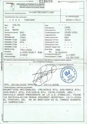 Утилизация автомобиля volvo s40 ii (544) 2.0 d года 2005 питание d 4204 t