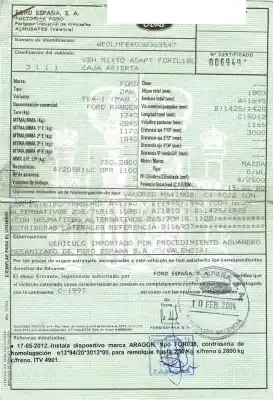 Утилизация автомобиля ford ranger (er, eq, r_) 2.5 td 4x4 года 2004 питание wl-t