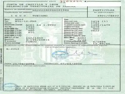 Утилизация автомобиля audi a4 b5 (8d2) 1.9 tdi года 1995 питание 1z,ahh,ahu