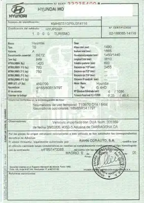 Sloopvoertuig hyundai getz (tb) 1.1 van het jaar 2005 aangedreven g4hd