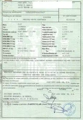 Здавання транспортного засобу fiat doblo monospace (119_, 223_) 1.3 jtd року 2006 потужний 199 a2.000