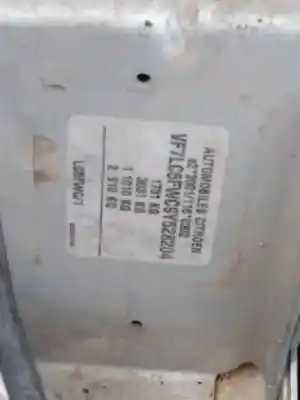 Veículo de Sucata citroen c4 berlina 1.6 16v do ano 2009 alimentado 5fw