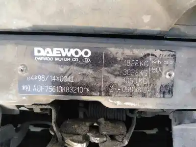 Утилизация автомобиля daewoo tacuma 1.6 cat года 2002 питание a16dms
