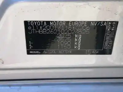 Veicolo di demolizione lexus is ii (_e2_) 220d (ale20) dell'anno 2007 alimentato 2adfhv