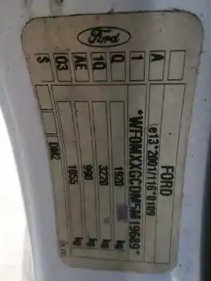 Veículo de Sucata ford focus c-max (cap) 1.6 tdci cat do ano 2005 alimentado g8da