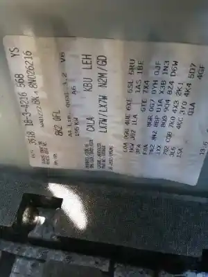 Veículo de Sucata audi a4 berlina (b8) 3.2 v6 24v fsi do ano 2008 alimentado cala