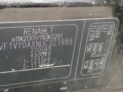 Veículo de Sucata renault koleos 2.0 dci diesel fap do ano 2010 alimentado m9r832