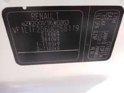 Scrapping Vehicle renault latitude (l70_) 2.0 dci 150 (l70h) of the year 2011 powered m9r824