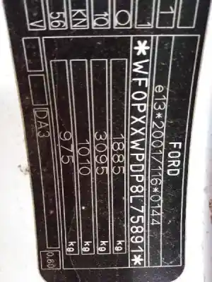 Véhicule à la ferraille ford focus berlina (cap) 1.6 tdci cat de l'année 2008 alimenté g8db