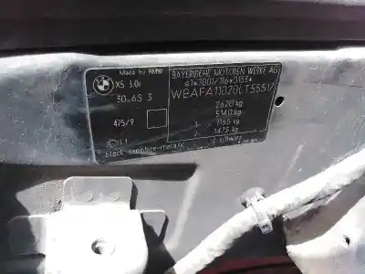 Sloopvoertuig bmw x5 (e53) 3.0i van het jaar 2004 aangedreven 306s3