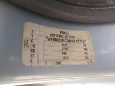 Veículo de Sucata ford focus c-max (cap) 1.6 tdci cat do ano 2004 alimentado g8da