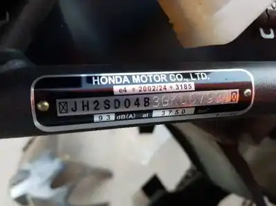 Veículo de Sucata honda africa twin africa twin do ano 2016 alimentado sd04e