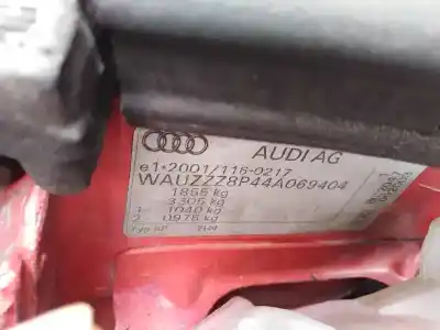 Утилизация автомобиля audi a3 (8p) 1.9 tdi ambiente года 2003 питание bkc