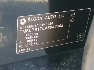 Veículo de Sucata skoda octavia combi (1z5) 1.6 tdi dpf do ano 2010 alimentado cayc