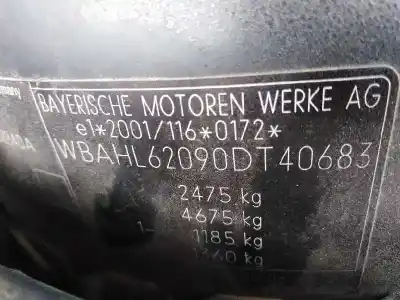 Veículo de Sucata bmw serie 7 (e65/e66) 4.0 v8 cat do ano 2005 alimentado n62b40a