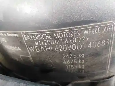 Veículo de Sucata bmw serie 7 (e65/e66) 4.0 v8 cat do ano 2005 alimentado n62b40a