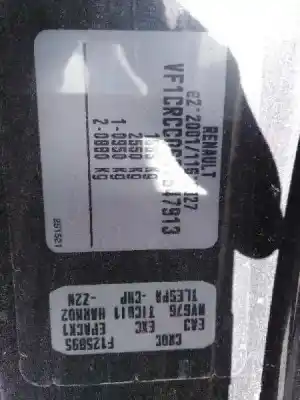 Veículo de Sucata renault clio iii 2.0 16v do ano 2006 alimentado m4r700