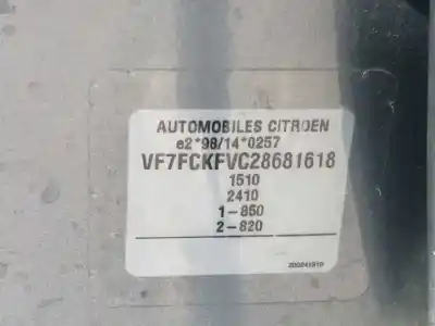 Veicolo di demolizione citroen c3 1.4 dell'anno 2006 alimentato kfv