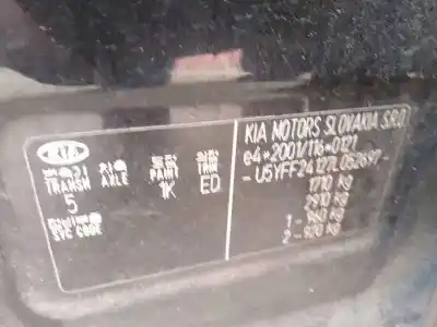 Veículo de Sucata kia cee´d 1.4 cat do ano 2007 alimentado g4fa